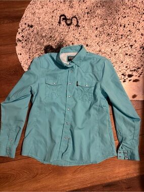 Youth girls Hooey breathable shirt size Large